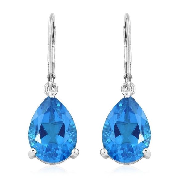 Jewelry - Caribbean Quartz  Sterling Silver Earrings
